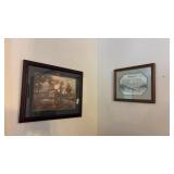 Bridge and Religious Wall Hanging
