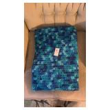 Blue Lap Afghan
