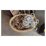 Clothesline and Clothespins