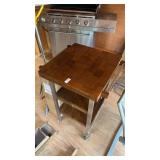 Oasis Concepts folding butcher block cart