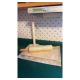 Marble Rolling Pin, Paper Towel Holder and