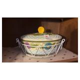 Temptations Spring Blooms 2 Qt Lidded Casserole