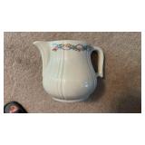 Hall's ceramic pitcher in the Wildfire pattern