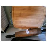 Rolling pin & cutting board