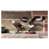 Two Eagle Statues
