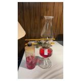 Oil Lamp W Extra Oil