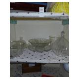 Lot of clear glass