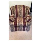 Quality Armchair - brocade fabric - very clean