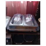 Electric chafing set