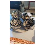Temp-tations Old World Black Soup Bowls