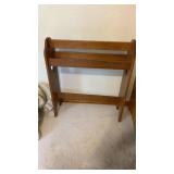 Oak Quilt Rack
