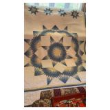 8 Pointed Star Quilt 108 x 96