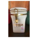 Vintage white ceramic Gevalia Kaffe coffee