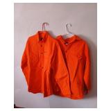 Woolrich orange med. shirts lot of 2