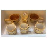 Temptations Tara Yellow Mug Set
