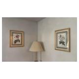 Two Framed Floral Prints