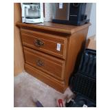 Carolina 2 drawer nightstand no contents 22' high