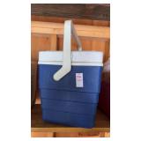 Blue Thermos handheld cooler