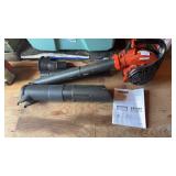 ECHO PB-251 handheld leaf blower with accessories