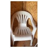 2 plastic chairs