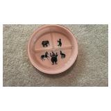 Vintage Hazel-Atlas child's divided dish