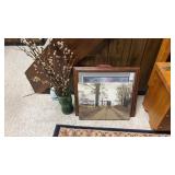 Green Vase, Amish Prints