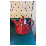 Red Decorative Tea Pot