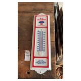 B J Mauer Plastic Thermometer