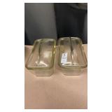 Vintage Westinghouse refrigerator lidded glass