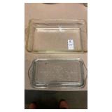Pyrex baking dish 9 x 6ï¿½ï¿½ and glass lid.