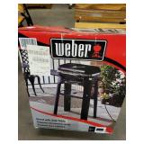 Weber STAND WITH SIDE TABLE in box