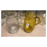 Glass pitchers (2)