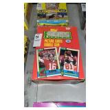Opened Sealed Packs 1990 Topps Football Wax Box
