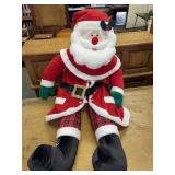 Large plush Santa-* small rip - 57 inches long