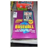 Unsealed 1991 Score Series 2 Baseball wax box