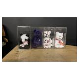 4 Beanie Babies