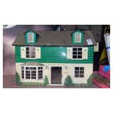 Metal doll house. 19ï¿½ï¿½ wide, 14ï¿½ï¿½ tall