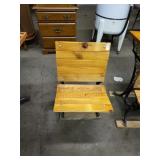 School desk chair vintage