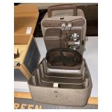 Vintage Bell and Howell Movie Projector Set