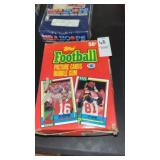 Opened Sealed Packs 1990 Topps Football Wax Box