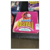 Opened Sealed Packs 1991 Fleer Baseball Jumbo Box