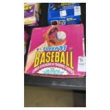 Opened Sealed Packs 1991 Fleer Baseball Jumbo Box