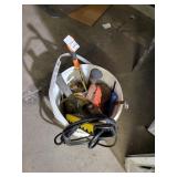 Bucket of assorted tools