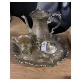 Silver Plated Vintage Tea Set