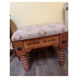 patterned Ottoman Bench