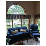 Smith Brothers  84" sofa, chair and ottoman set