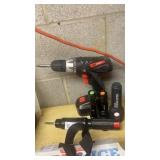 Drill, Flashlights, Screwdriver