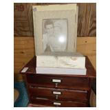 Lenox picture frame, Wooden Table top storage