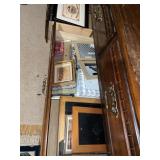 3 drawer lots- variety picture frames & more