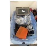 Tote of household items